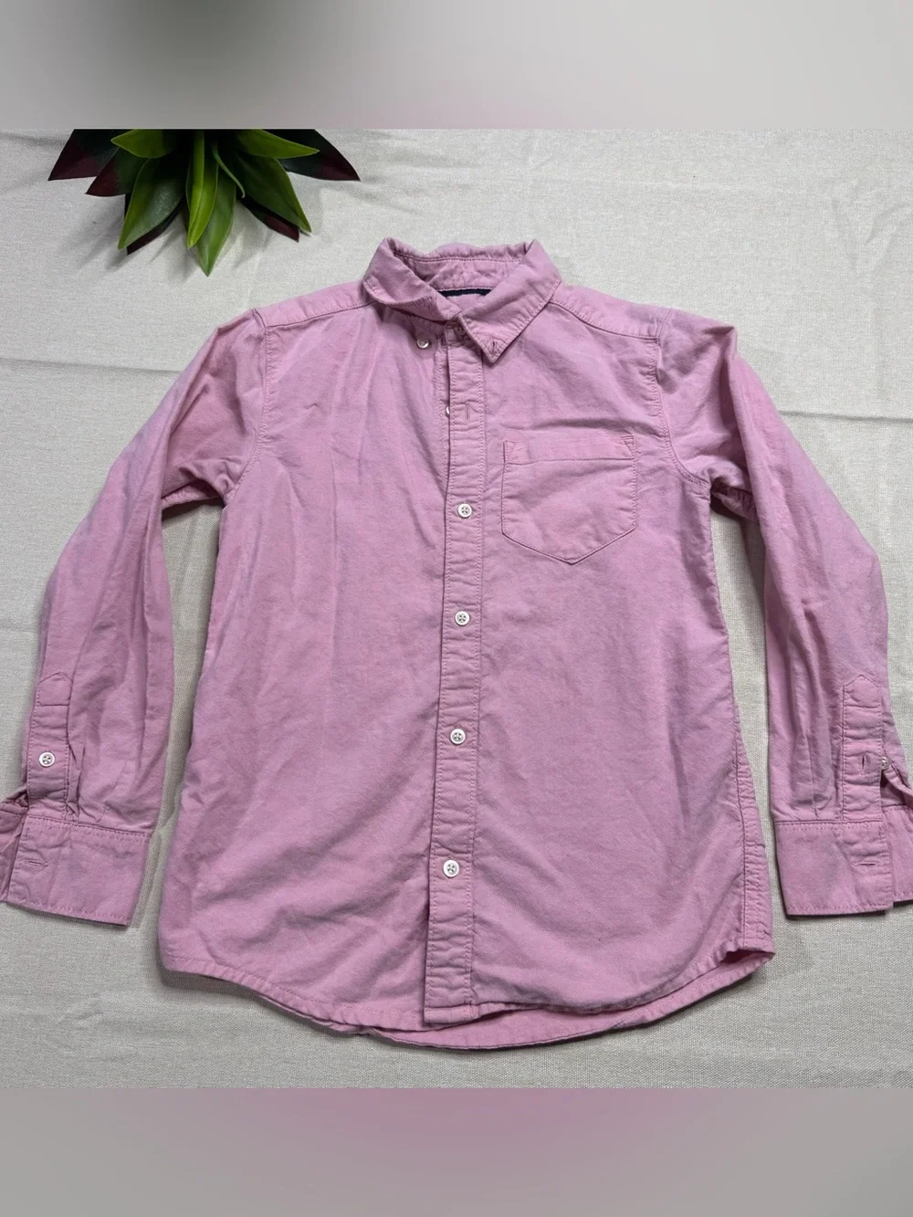 Boys Size 8 Button Down Shirt Lot Carter’s IZOD Class Club Plaid 4 Pc